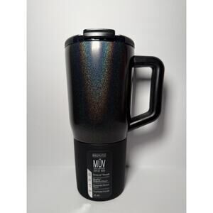 BruMate Exclusive GLITTER CHARCOAL 25oz Muv Tumbler BNWT BNIB | IN HAND